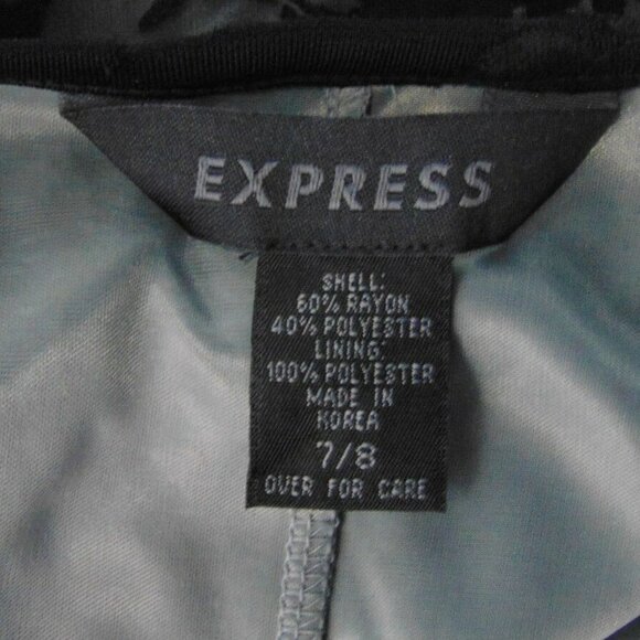 Express Black Sheer Maxi Dress - Picture 7 of 7